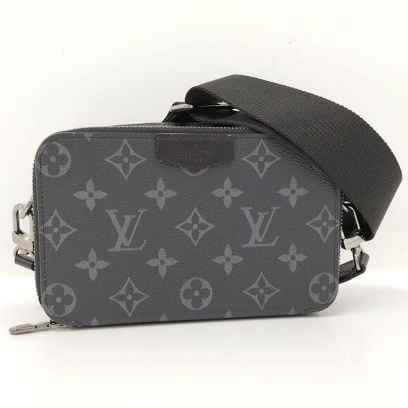 Louis Vuitton Alpha Wearable Wallet Shoulder Bag Monogram Eclipse - Picture 1 of 8